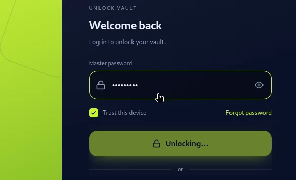 Security screenshot