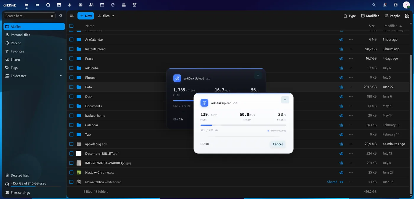 Upload Engine — bulk uploads