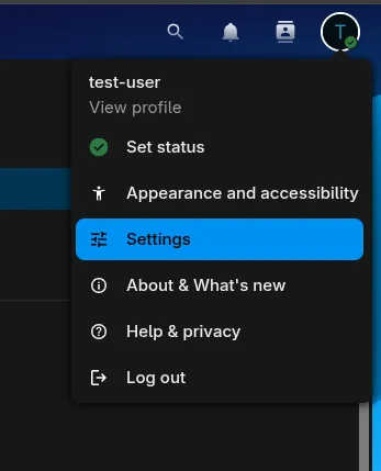 Nextcloud Settings — step 1